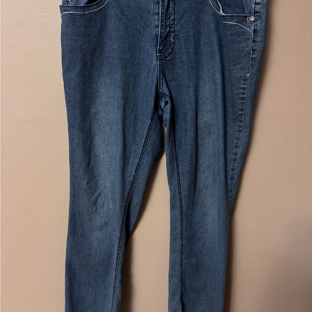 Baccini Women's Straight Leg Jeans - Dark Blue